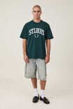 Camiseta - Box Fit College T-Shirt, PINENEEDLE GREEN / ST LOUIS - vista alternativa 2