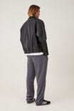 Relaxed Pleated Pant, CHARCOAL - alternate image 3