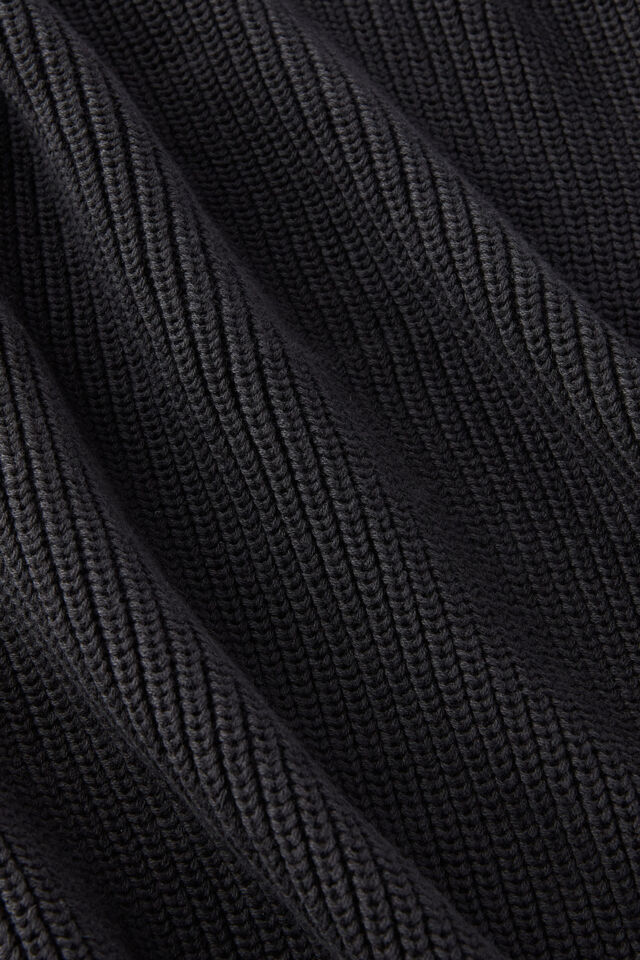 Box Fit Crew Knit, JET BLACK