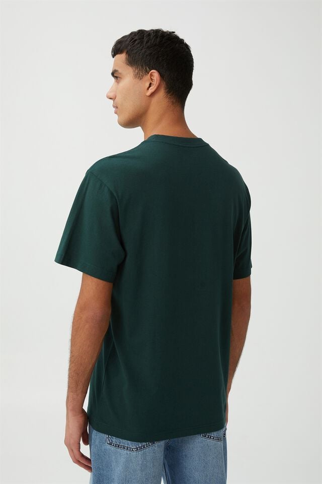 Organic Loose Fit T-Shirt, PINENEEDLE GREEN