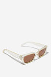 The Razor Sunglasses, BUTTER CRYSTAL/BROWN - alternate image 2