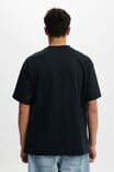 Camiseta - Box Fit College T-Shirt, BLACK/GREENWICH VILLAGE MINI - vista alternativa 3