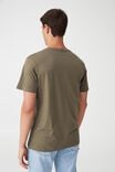 Organic V-Neck T-Shirt, MILITARY - alternate image 3