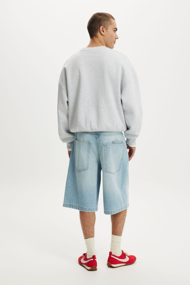 Y2k Super Baggy Jort, DAWN BLUE