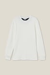Camiseta - Chunky Waffle Long Sleeve Tshirt, WHITE WAFFLE - vista alternativa 5