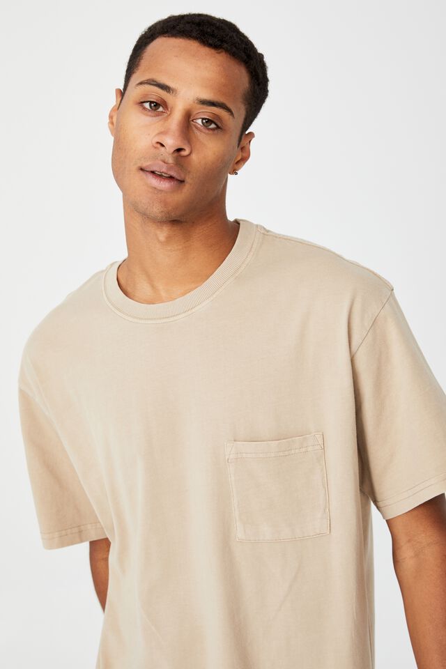 Loose Fit T-Shirt, GRAVEL STONE