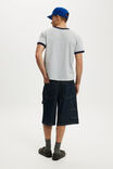 Super Baggy Jort, CARPENTER SHUTTER BLUE - example image 3