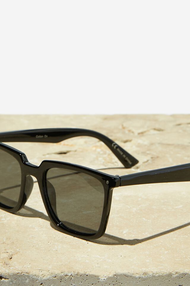 Newtown Polarized Sunglasses, BLACK
