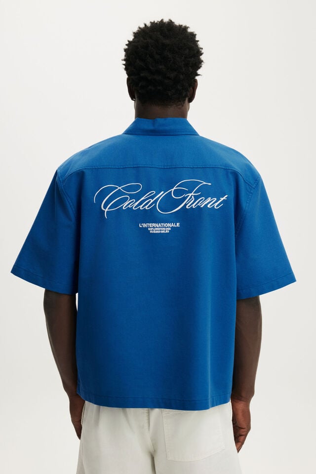 Ventura Short Sleeve Shirt, CAROLINA BLUE EMB
