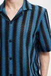 Freemont Short Sleeve Shirt, COBALT WEAVE - alternate image 4