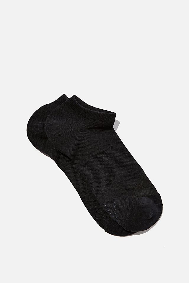 Performance Sneaker Sock, BLACK