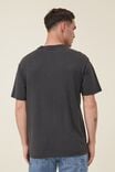 Organic Loose Fit T-Shirt, WASHED BLACK - alternate image 3
