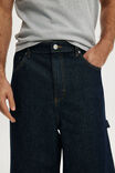 Super Baggy Jort, CARPENTER SHUTTER BLUE - example image 4