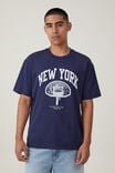 Loose Fit Art T-Shirt, INDIGO/NY OUTDOOR COURTS - alternate image 1
