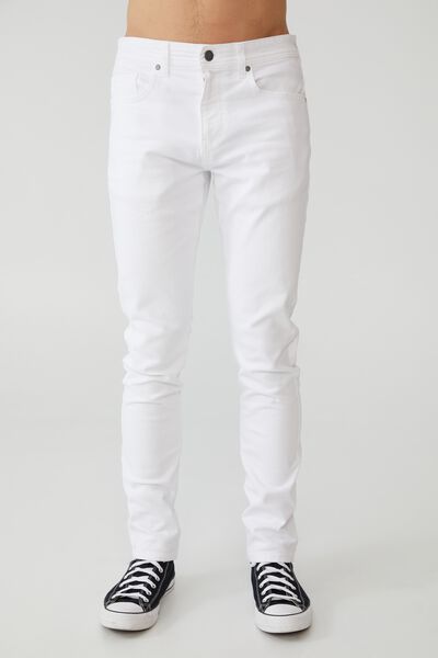 Slim Fit Jean, WHITE