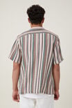 Palma Short Sleeve Shirt, MIDNIGHT MULTI STRIPE - alternate image 3