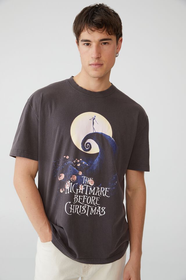 Special Edition T-Shirt, LCN DIS FADED SLATE/THE NIGHTMARE BEFORE CHRI