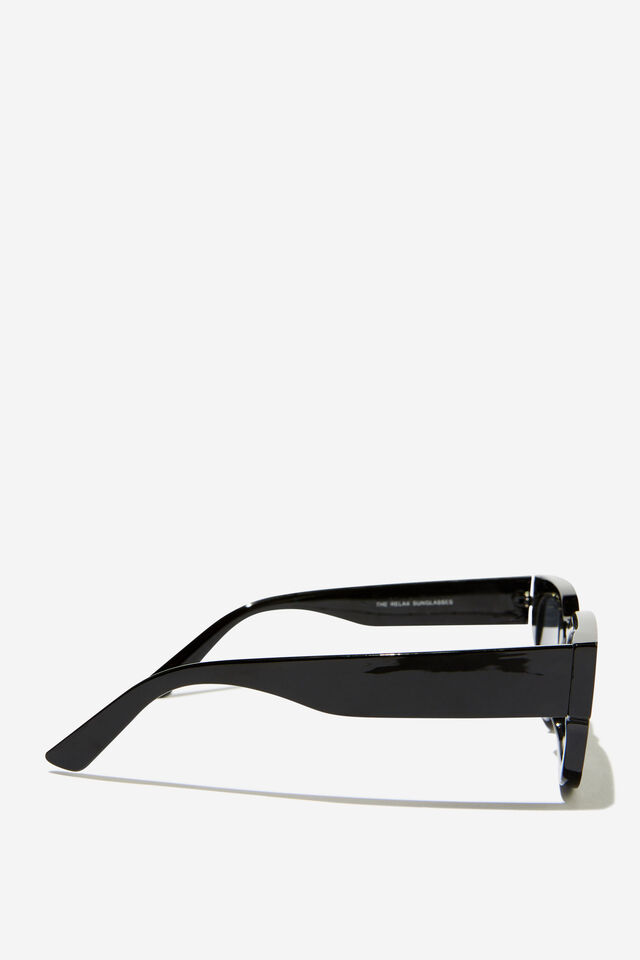 The Relax Sunglasses, BLACK/BLACK SMOKE