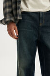 Relaxed Wide Jean, WORN BLUE - example image 4