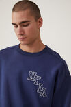 Box Fit College Crew Sweater, INDIGO / NYLA - alternate image 4