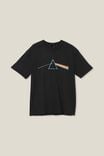Pink Floyd Loose Fit T-Shirt, LCN PER WASHED BLACK/DARK SIDE OF THE MOON CH - alternate image 5