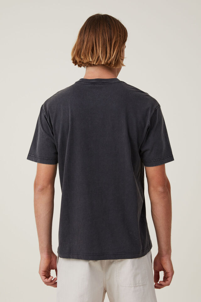 Premium Loose Fit Art T-Shirt, BLACK/COMO YACHTS