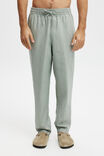 Linen Trouser, WASHED MILITARY - alternate image 2