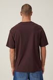 Camiseta - Nirvana Loose Fit T-Shirt, LCN MT DARK OAK/NIRVANA - SMILEY EMBROIDERY - vista alternativa 3