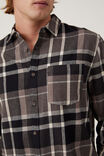 Camden Long Sleeve Shirt, MIDNIGHT WINDOW CHECK - alternate image 4