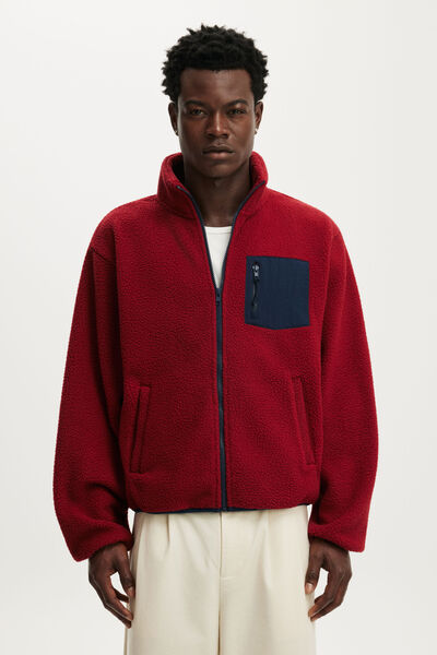 Polar Fleece Full Zip, DESERT CLAY