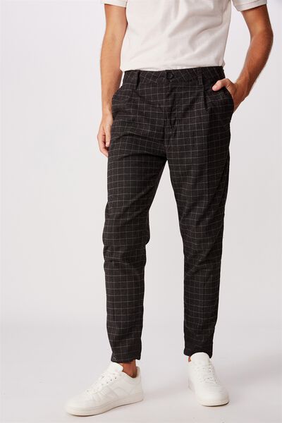 Oxford Trouser, BLACK WINDOW