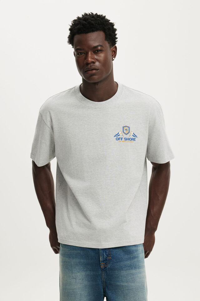 Everyday Fit Graphic T-Shirt, GREY MARLE / COLD FRONT