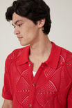 Pablo Short Sleeve Shirt, RED - alternate image 4