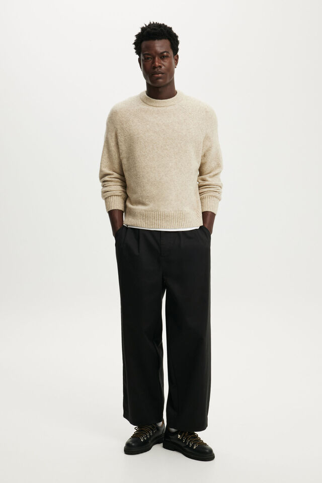 Super Soft Boxy Sweater, NATURAL