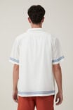 Cabana Short Sleeve Shirt, LIGHT BLUE BORDER - alternate image 3