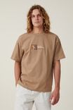 Box Fit Graphic T-Shirt, TAUPE/ROCKY MOUNTAINS - alternate image 1