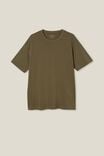 Camiseta - Organic Loose Fit T-Shirt, MILITARY - vista alternativa 4