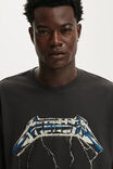 Everyday Fit Music T-Shirt, LCN PRO WASHED BLACK/METALLICA - RIDE THE LI - example image 4