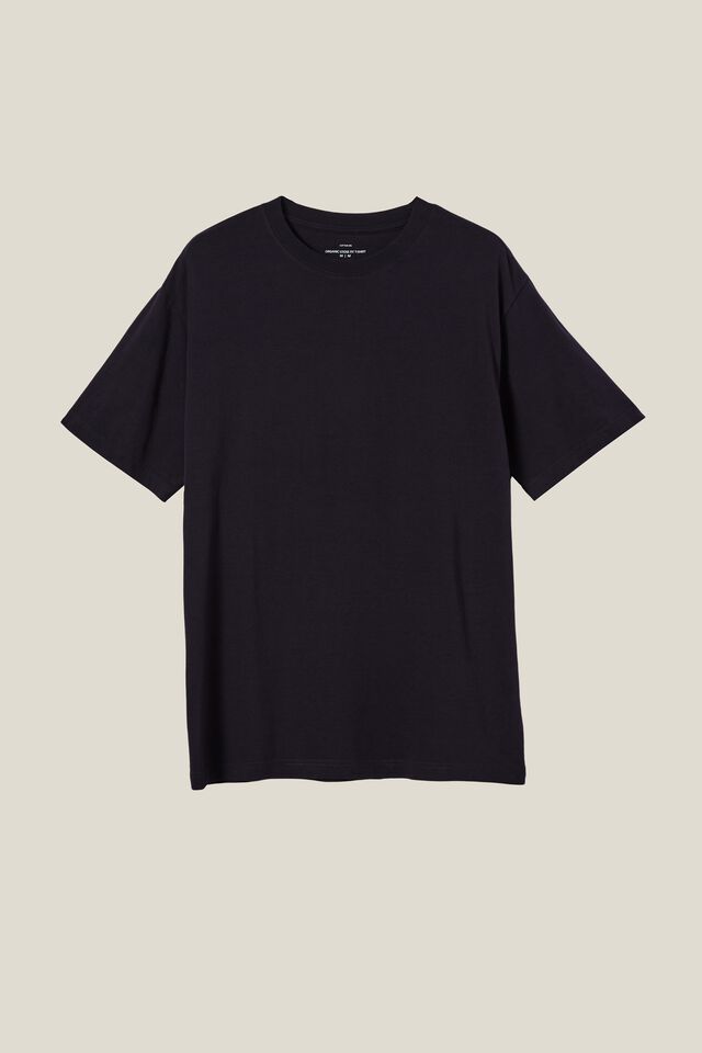Camiseta - Organic Loose Fit T-Shirt, INK NAVY