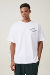 Camiseta - Heavy Weight Text T-Shirt, WHITE/ARTIFACT NYC - vista alternativa 1