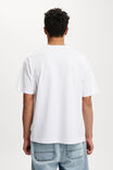 Kerokerokeroppi Box Fit T-Shirt, LCN SAN WHITE/KEROPPI BASEBALL - alternate image 3
