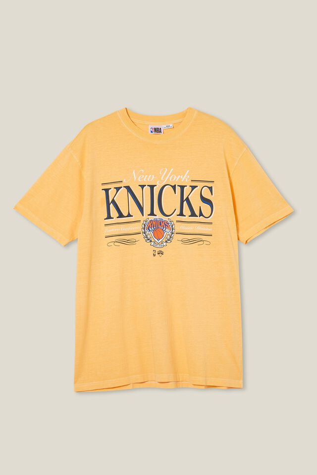 Active Nba Oversized T-Shirt, LCN NBA SAND / NEW YORK KNICKS TEXT