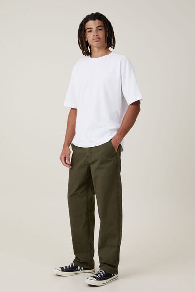 Loose Fit Pant, WASHED JUNGLE RIPSTOP