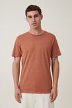 Camiseta - Organic Crew T-Shirt, TERRACOTTA - vista alternativa 1