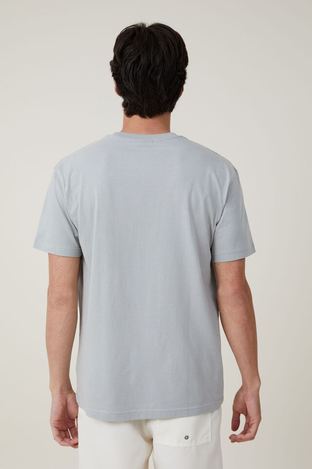 Premium Loose Fit Art T-Shirt, BLUE HAZE/GET AWAY