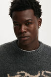 Super Soft Boxy Sweater, DARK GREY BULL - example image 4