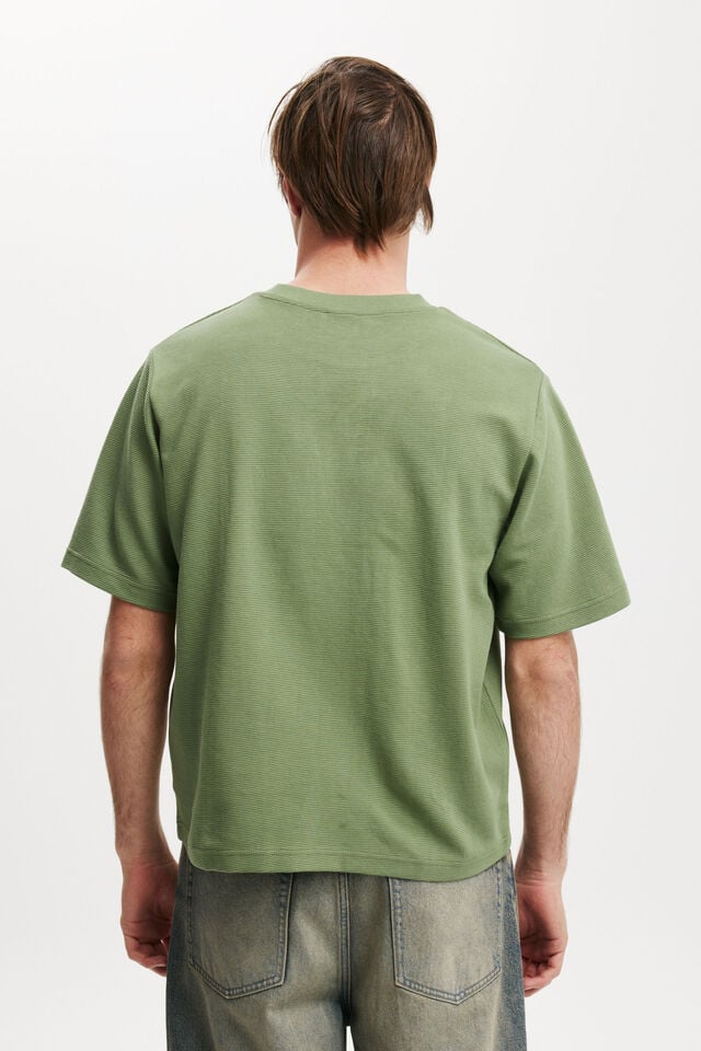 Cropped T-Shirt, SAGE TEXTURE
