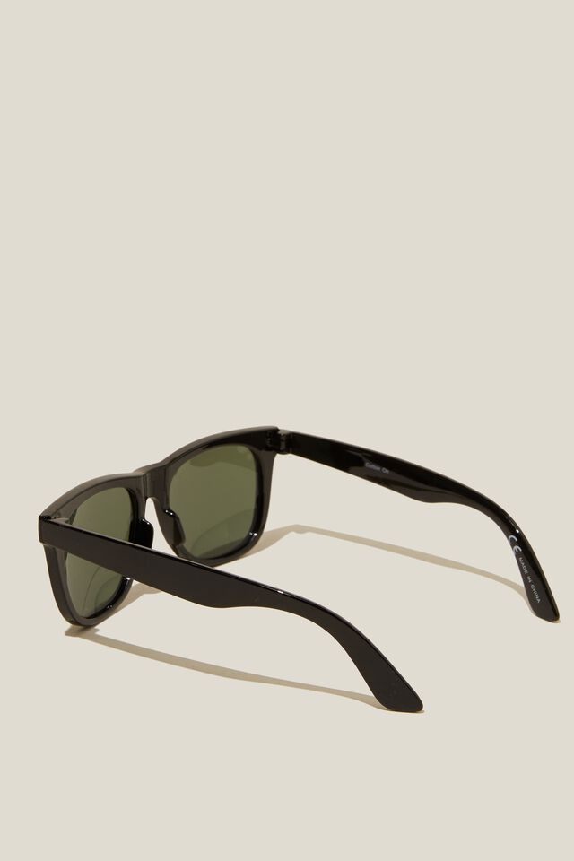 Beckley Polarized Sunglasses, GLOSS BLACK/GREEN