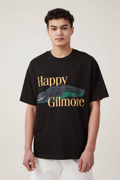 Vintage Box Fit T-Shirt, LCN UNI BLACK/HAPPY GILMORE - CROC
