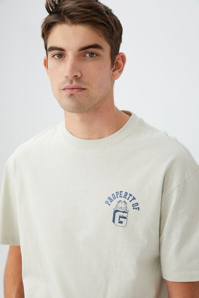 Garfield T-Shirt, LCN GAR VINTAGE WHITE/PROPERTY OF